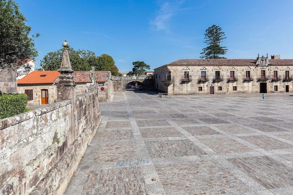 Apto Solpor, Terraza Y Parking Cambados Exterior foto